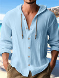 Men's Casual Hooded T-shirts Daily Beach Holiday Clothing Apparel