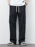 Men's Ice Silk Breathable Straight-Leg Cargo Pants