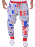 USA National Flag Hip-Hop Baggy Pants for Men