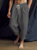 Men's Solid Color Comfortable Daily Beach Pants