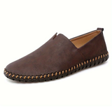 Men's Casual Lightweight Rubber Sole Stitching Flats