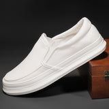 Trendy Male Slip-on Low Top Flat Canvas Shoes