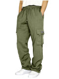 Men's Sports Style Cozy Loose Multi-Pocket Cargo Pants