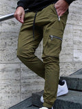 Outdoor Running Summer Men's Multi-pocket Cargo Pants