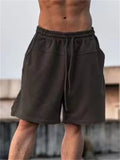 Men's Vintage Comfy Solid Color Athleisure Shorts