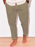 Men's Lightweight Breathable Cotton Linen Casual Pants