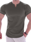 Men's Comfy Slim Fit Training Muscle Fitness T-shirt