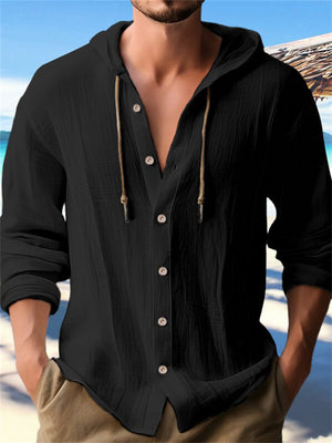 Men's Casual Hooded T-shirts Daily Beach Holiday Clothing Apparel