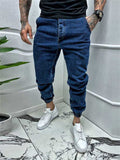 Male Street Hip Hop Ankle-tied Jeans