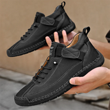 Sports Style Lace Velcro Flat Shoes for Male