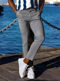 Male Casual Business Loose Elastic All-match Trousers