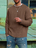 Men's Autumn Round Neck Long Sleeve Casual Bottoming Sweater