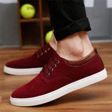 Men's Fashion Trendy Lace Up Flat Suede Shoes