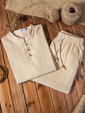 Cissot Casual Loose Vintage Comfy Linen Outfits