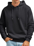 Men's Solid Color Thick Pullover Hoodies