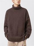 Autumn Thermal Turtleneck Knitted Sweaters for Couple