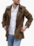 Men's Spring Autumn Relaxed Windbreaker Coats