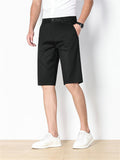 Men's Office Wear Summer Formal Straight Leg Shorts