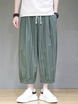 Popular Casual Striped Harem Pants for Men