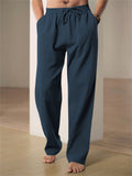 Men's Spring Summer Casual Drawstring Trousers