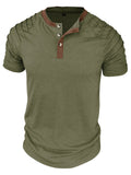 Summer Cotton Blend Sports Cozy Breathable Shirt for Men