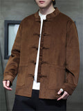 Men's Retro Chinese Casual Corduroy Jacket