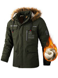 Cold Winter Thicken Super Warm Plush Detachable Hood Male Coats