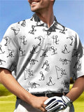 Male Trendy Breathable Summer Golf Polo Shirts