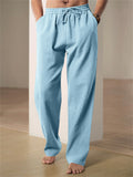 Men's Spring Summer Casual Drawstring Trousers