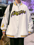 Men's Vogue Coats Stand Collar Varsity Jackets