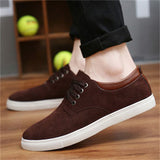 Men's Fashion Trendy Lace Up Flat Suede Shoes