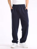 Men's Homewear Casual Stretchy Straight-Leg Pants