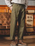 Male Comfort Straight Leg High-rise Relaxed Trousers