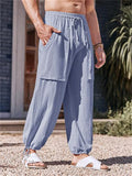 Men's Summer Cozy Pure Cotton Oversized Ankle Banded Pants