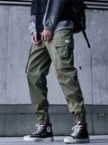 Male Tactical Jogger Hip Hop Cargo Pants Streetwear