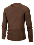 Men's Autumn Round Neck Long Sleeve Casual Bottoming Sweater