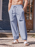 Men's Summer Cozy Pure Cotton Oversized Ankle Banded Pants