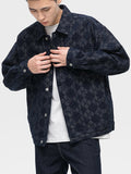 Men's Fashion Asian Style Casual Loose Denim Jacket