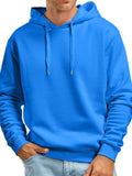 Men's Solid Color Thick Pullover Hoodies