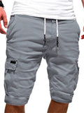 Men's Sports Fitness Multi Pockets Summer Loose Shorts