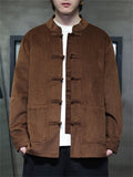 Men's Retro Chinese Casual Corduroy Jacket