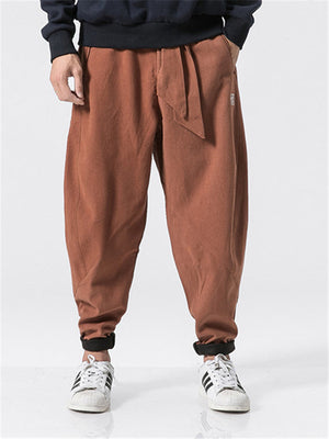 Solid Color Thick Comfy Cotton Pants