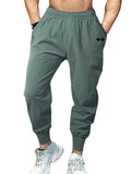 Men's Summer Drawstring Stretchy Fitness Jogging Pants