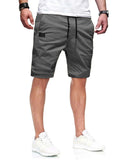 Men's Holiday Casual Elastic Waist Knee Length Shorts