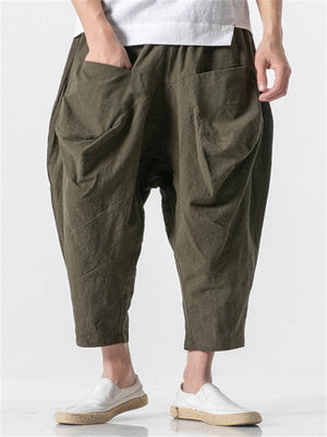 Casual Wide Leg Japanese Fisherman Pants