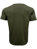 Summer Solid Color Round Neck Breathable T-shirts for Men