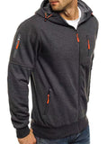 Men's Cool Full Zip Hooded Training Jacket for Autumn