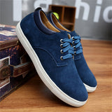 Men's Fashion Trendy Lace Up Flat Suede Shoes