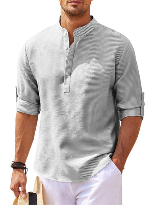 Men's Trendy Comfortable Vacation Henley Shirts