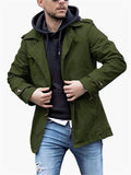 Men's Spring Autumn Relaxed Windbreaker Coats